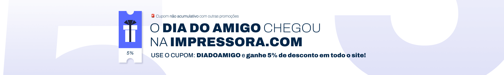 ICOM - DIA DO AMIGO 5% OFF