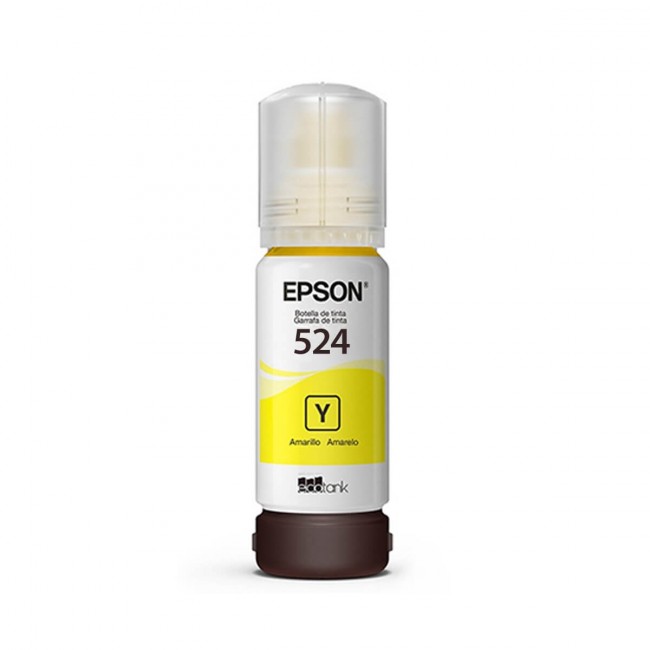 Garrafa de tinta Epson T524 T524420AL Amarela 70ml para L15150,L15160,L6490